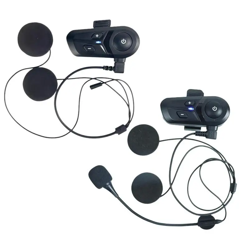 

Motorcycle Helmet Headset IPX67 Motorcycle Wireless Intercom Two-Unit Speaker Unit Front And Rear Integrated Combination Headset