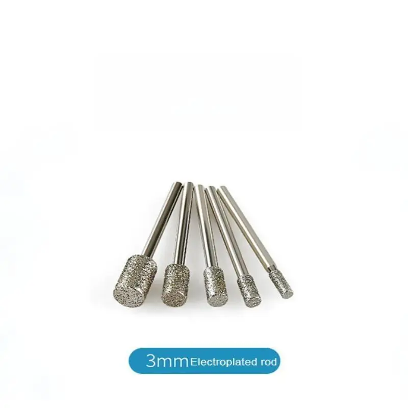 3mm-20mm Steinschleifkopf mit 3/6mm Schaft für Dremel Rotationswerkzeug zum Schleifen und Schnitzen von Steinen und Edelsteinen – Detail 7