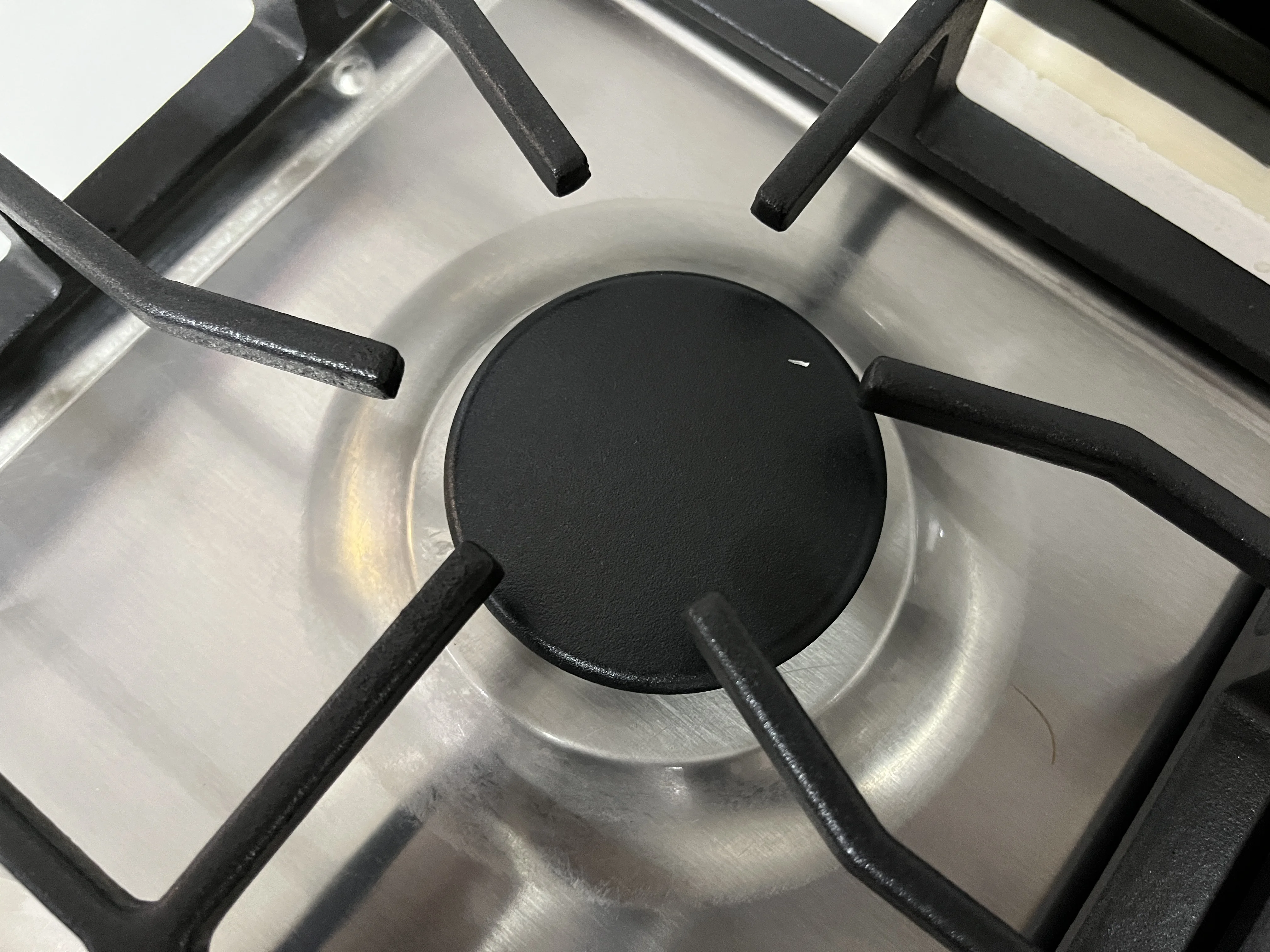 موقد غاز تجاري بشعلة ثنائية - موقد من الفولاذ المقاوم للصدأ عالي التحمل (موقد عالي الكفاءة، تركيب مدمج للمطبخ)