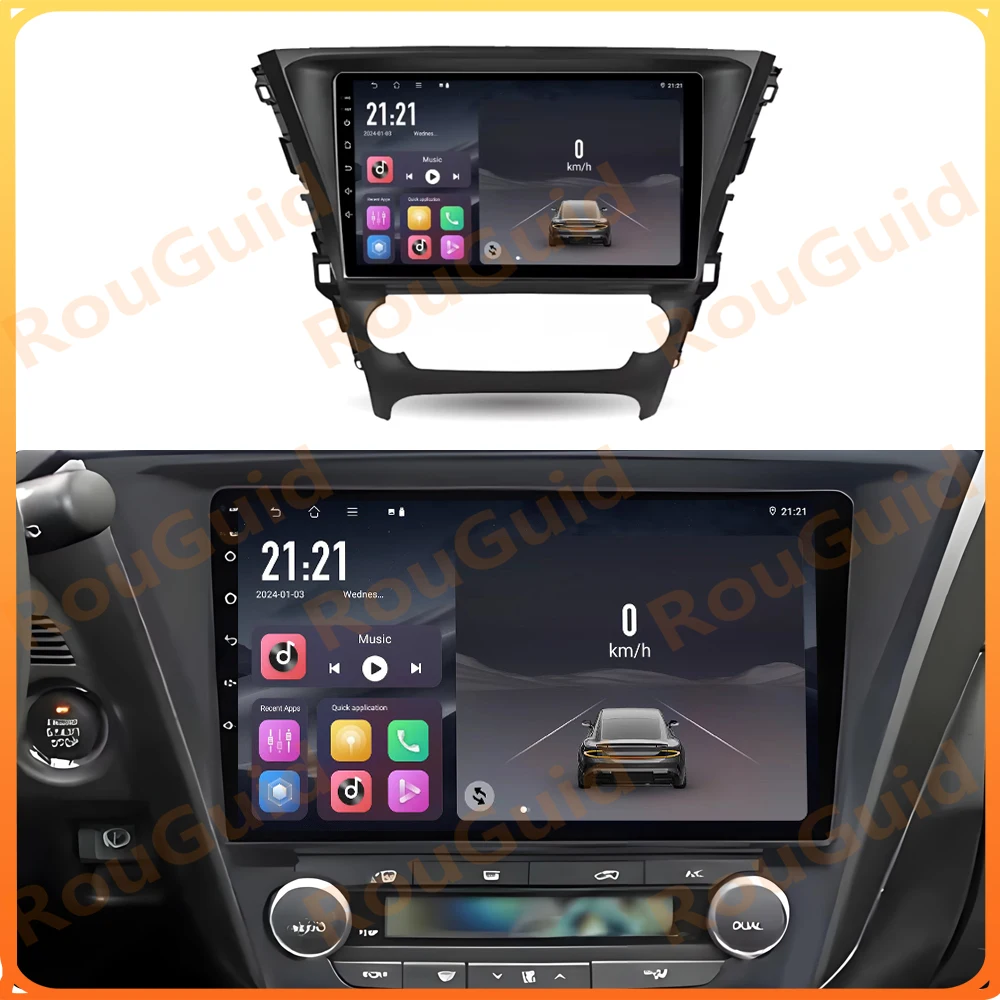 Android 16 Auto Car Radio For Toyota Avensis 3 2015 2016 2017 2018 Video Multimedia Player 2k Touch Screen 5G Wifi Bluetooth RSD