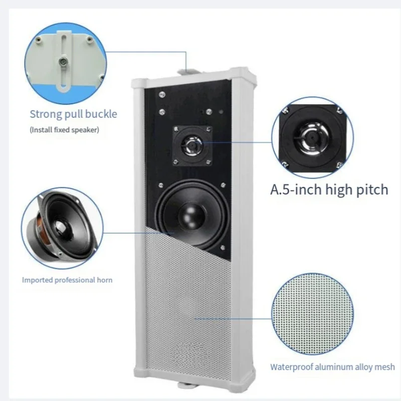 ST501 Pillow source Bluetooth speaker outdoor waterproof outdoor commercial wall-mounted speaker radio speaker