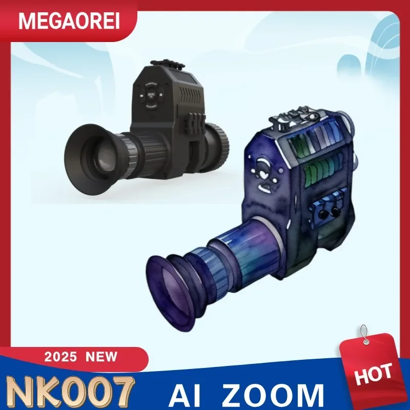 2024 New Night Vision Infared Megaorei NK007 Series Monocular Telescope  Instrument for Hunting and Camping TravelNV