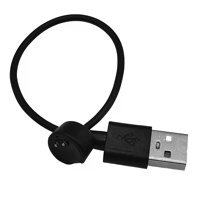 1개 스마트워치 충전 케이블 USB 데이터 라인 데스크탑 충전기 M2 M3 M4 M5 M6 팔찌 교체용 충전 케이블 어댑터