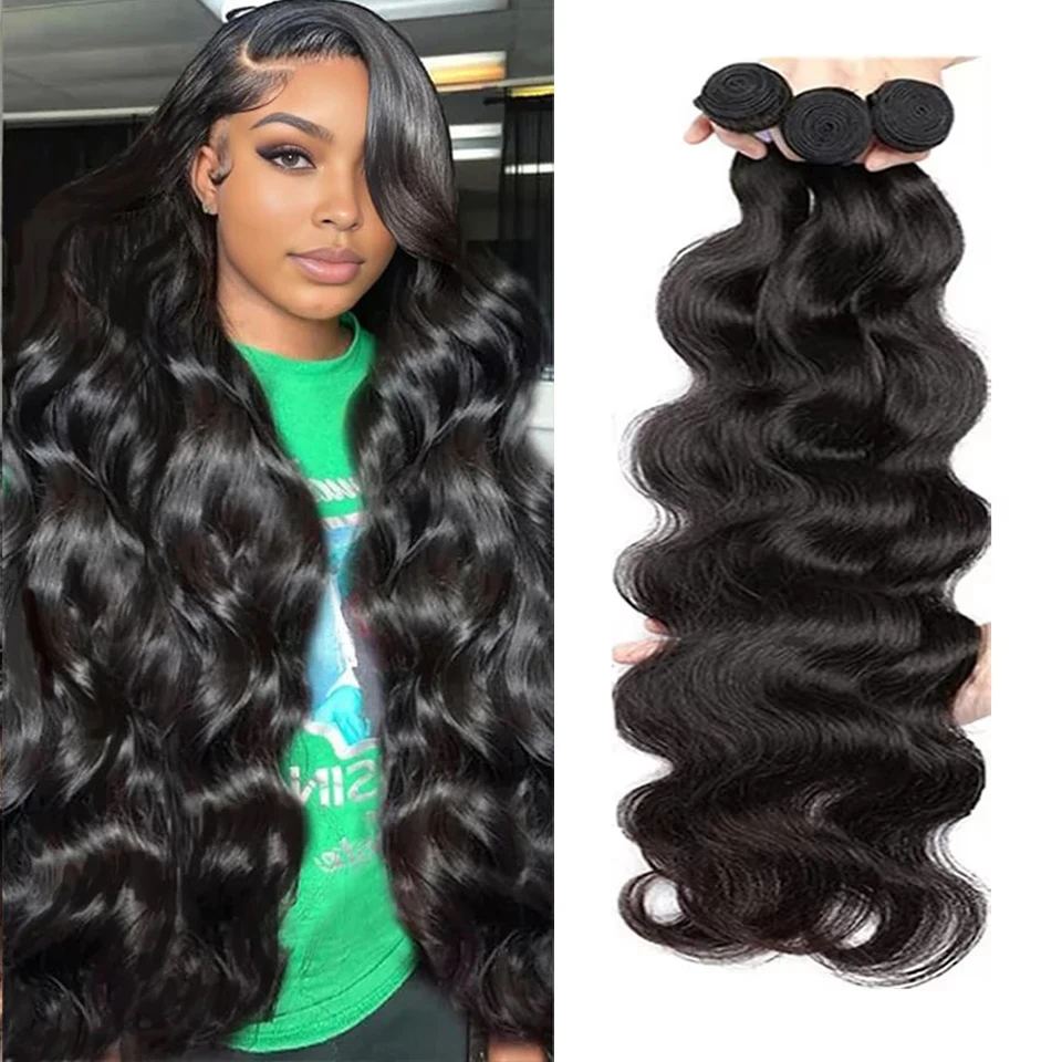 Tissage Body Wave Human Hair 100% Human Hair For Women Bundles 28 30 inch Remy Hair Brazilian Remy Weave Human Hair Extensions