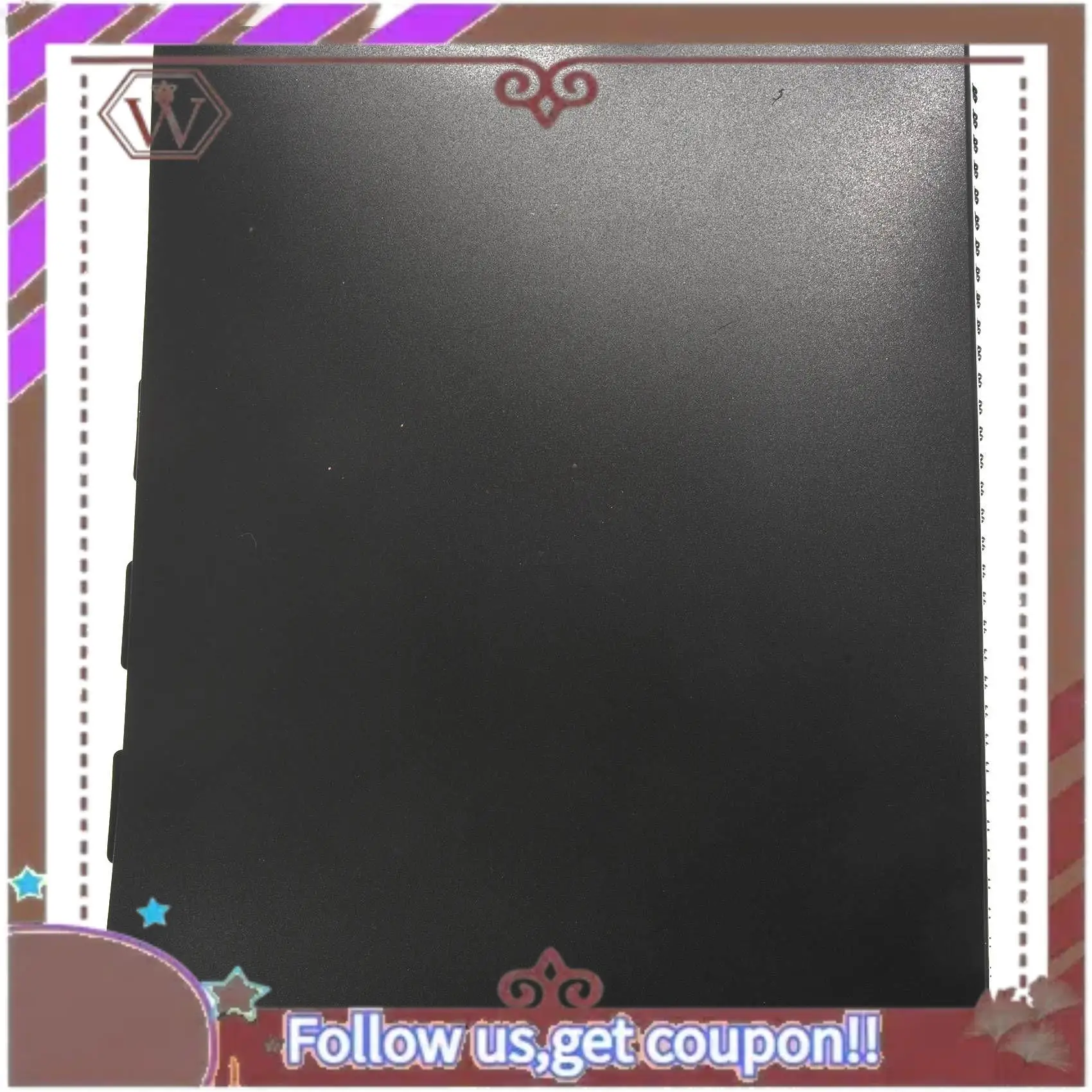 

ABBG-2X Music Themed Folder Holder Writable Musicians Treble Clef Sheets Piano Choir Song Recitals Concert Protector 20 Page