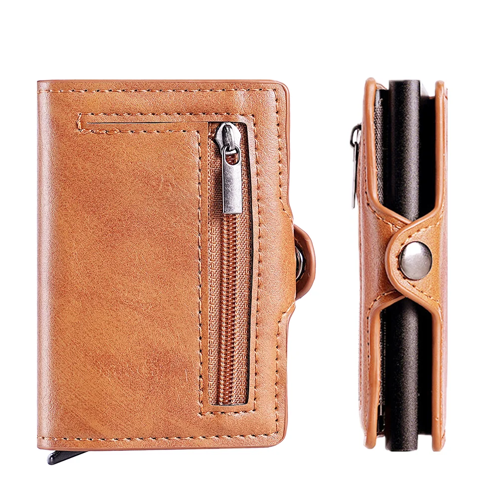 Herren Slim Wallet RFID-geschützte Geldbörse Kartenhalter – Detail 1