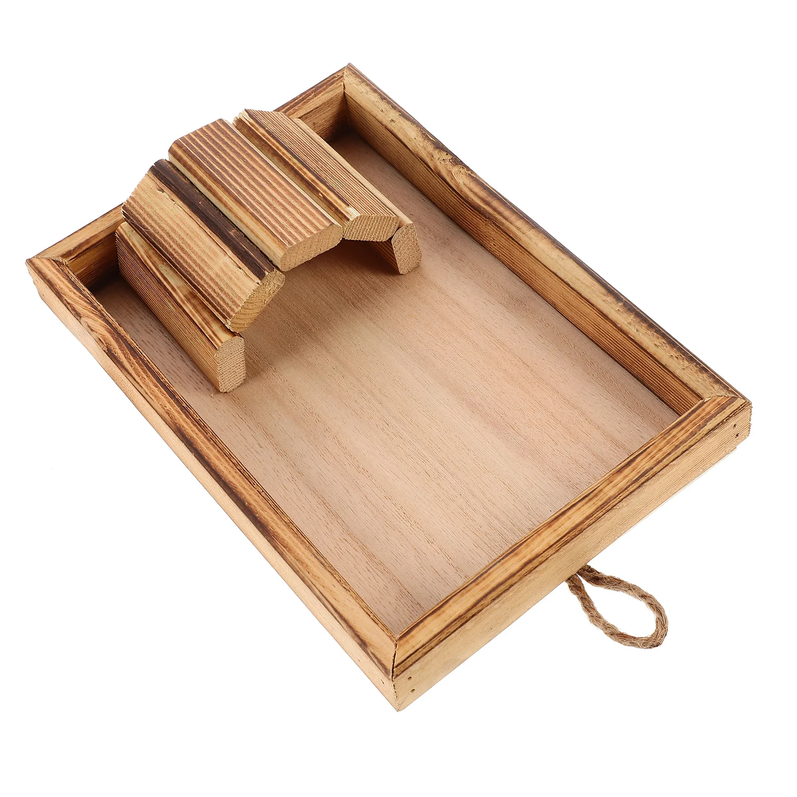 

Wall Hanging Flower Pot Photo Frame Decor Mini Wood Display Home Party Gift Lightweight Wooden Pendant Wall Craft