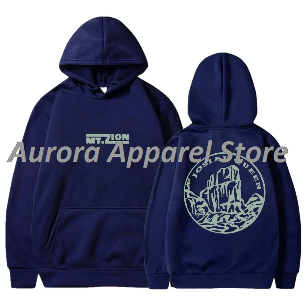 Josiah Queen Mt Zion هوديس 2025 Tour Merch كوسبلاي للنساء والرجال بلوزات عصرية بأكمام طويلة