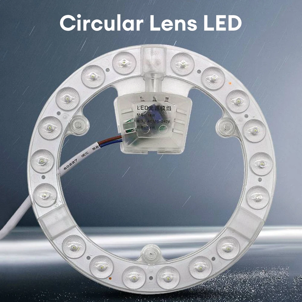 2/18/24/36W Ceiling Lamp Bulb Cold White Light  LED Beads Panel Board Replacement LED Module for Ceiling Lamp Circle Lamp