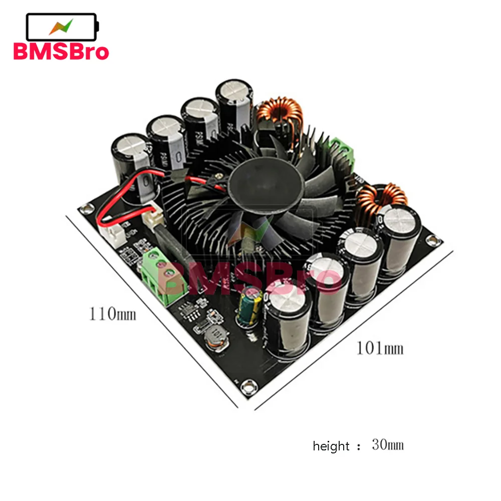 420W TDA8954TH Digital Power Amplifier Board AC 24V Mono Channel Class AD Audio Amp for DJ Bar Car Speaker Subwoofer Theater