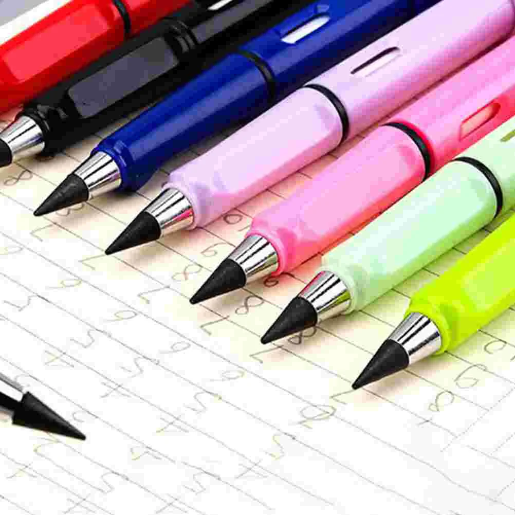 

10 Pcs Replacement Pencil Tip Inkless Tips Everlasting Replaceable Nibs No Graphite Infinite Refills Writing Student