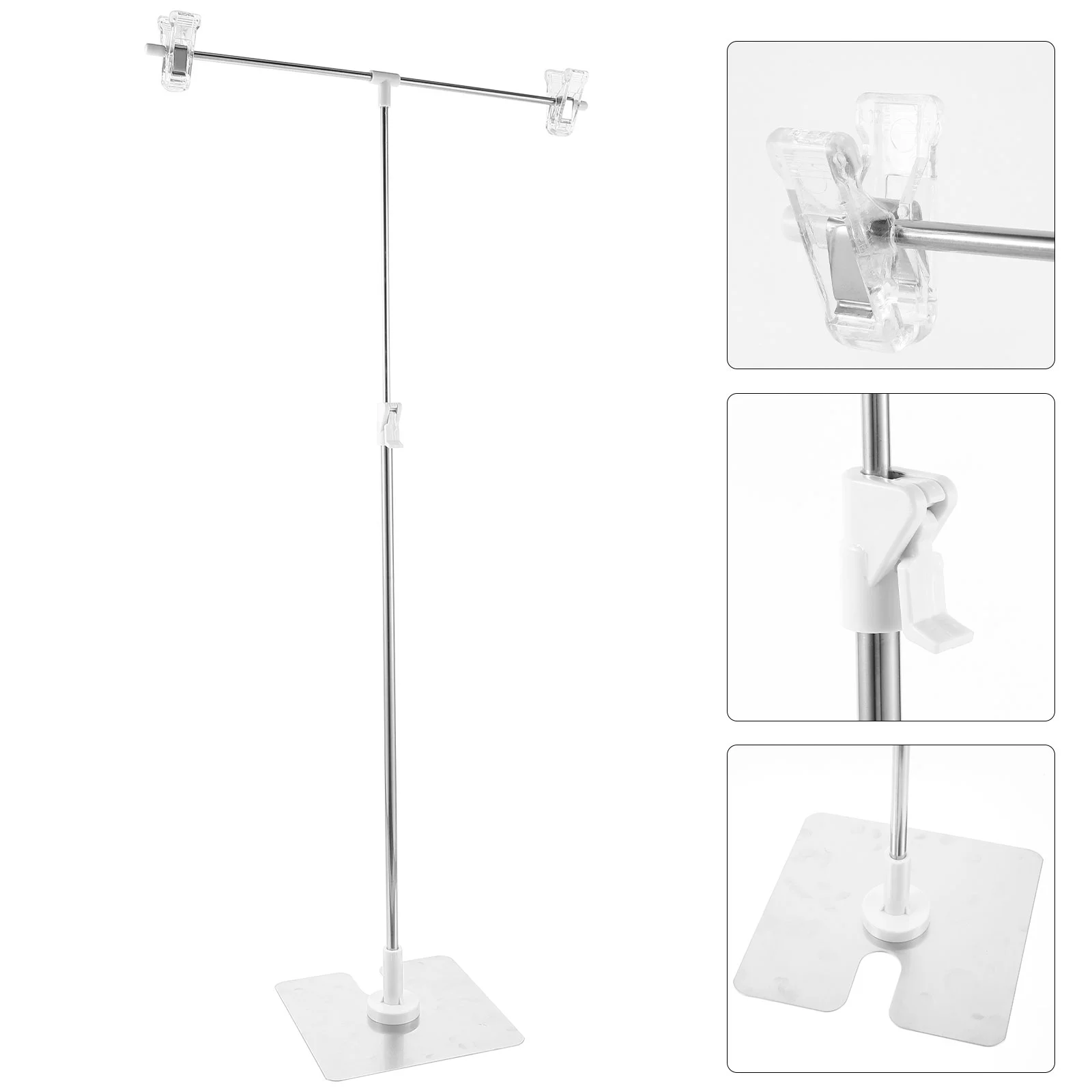 T-Shape Photography Tool Photo Backdrop Stands Adjustable Background Frame Support System Stands With Clamps For Video Studio