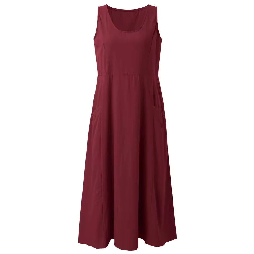 

Dress For Teens Women Summer Cotton Linen Dress Sleeveless Elegant Flowy Dresses 2025 Plus Size Vestidos Verano Moda 2025