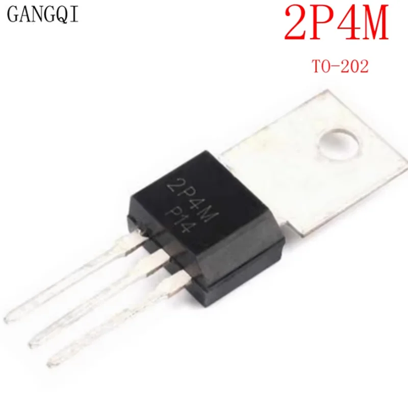 10PCS 2P4M TO-202 TO202 Way SCR Thyristors 2A 500V New And Original In Stock