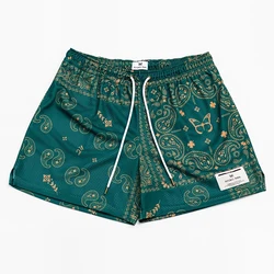 Shorts en maille à séchage rapide pour hommes et femmes, shorts décontractés, à la mode, pour la plage, le bord de mer, le sport, été