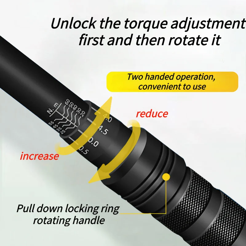 Precise CNC Torque Wrench 20-60/20-220Nm Replaceable ER16 ER20 ER25 ER32 Wrench A M UM Nuts Machining Center Tool Holder Wrench