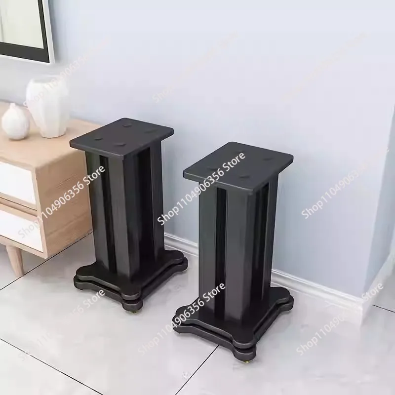 for 2PCS Professional Speaker Tripod Audio Stand Bookshelf Desktop Tray Satellite Box Metal Wooden Surrounding Floor Stand