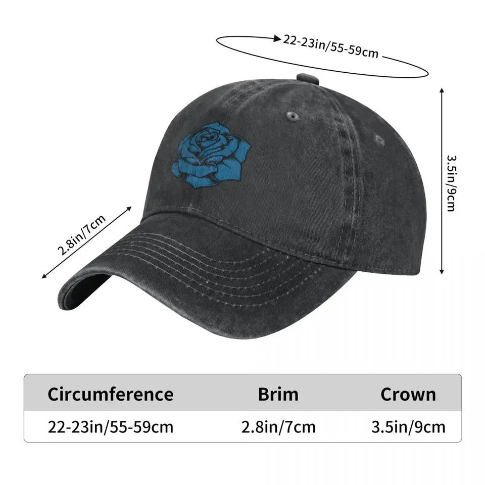 Ado Blue Rose A Baseball Cap - AliExpress 200000297