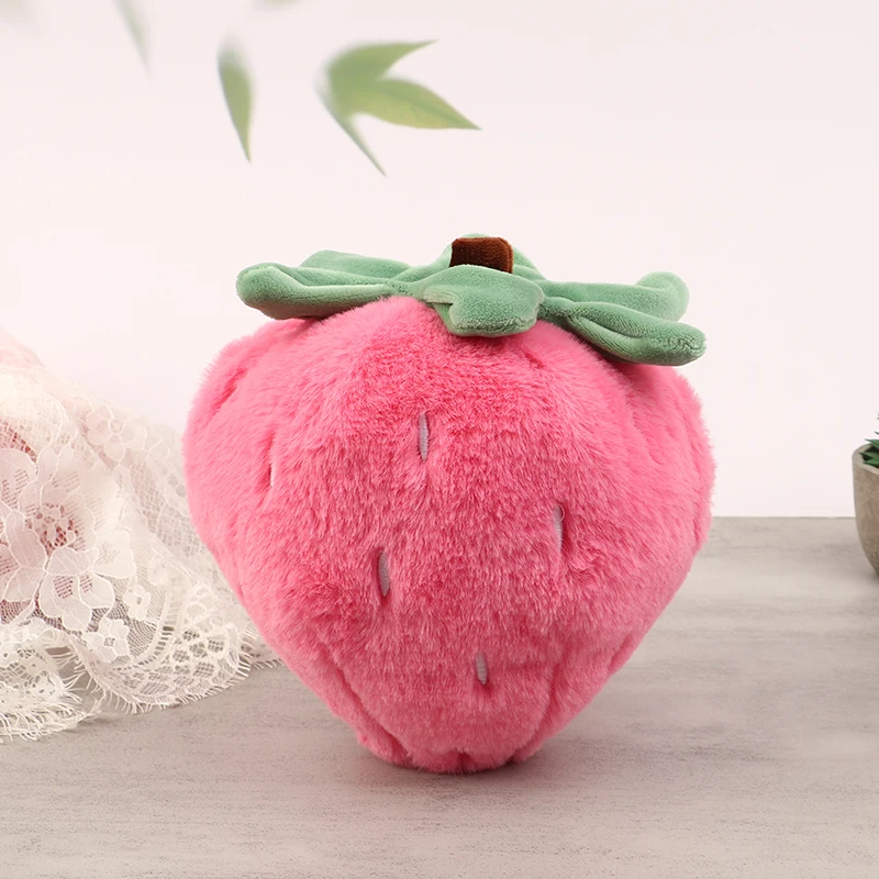 Super Soft Cute Strawberry Pillow Toy Creative Lightweight Doll Ornament Home Decor Gift For Girls
