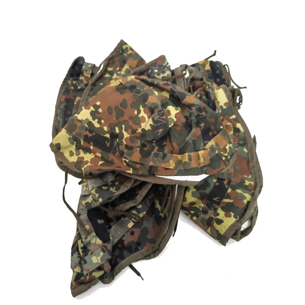 Segunda guerra mundial soldado alemão casaco capa ponto camuflagem capacete pano ponto camo puro algodão equipamento alemão