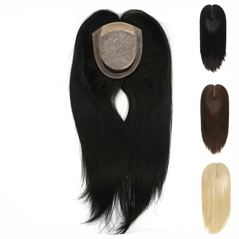 

Белый женский Топпер, Шелковый топ с полимерным покрытием и сетчатой спинкой, китайский Реми, шиньон для женщин