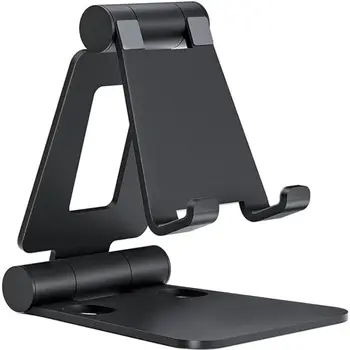 Cell Phone Stand Adjustable Desktop Tablet Holder Aluminum Alloy Holder For 4-10 Inches Tablets Smart Phones