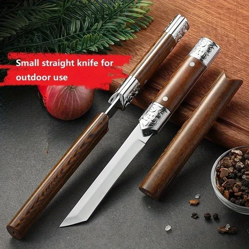 Fruit knife Home fixed blade small knife Sharp high hardness portable outdoor portable pencil straight knife,kitchen accessories