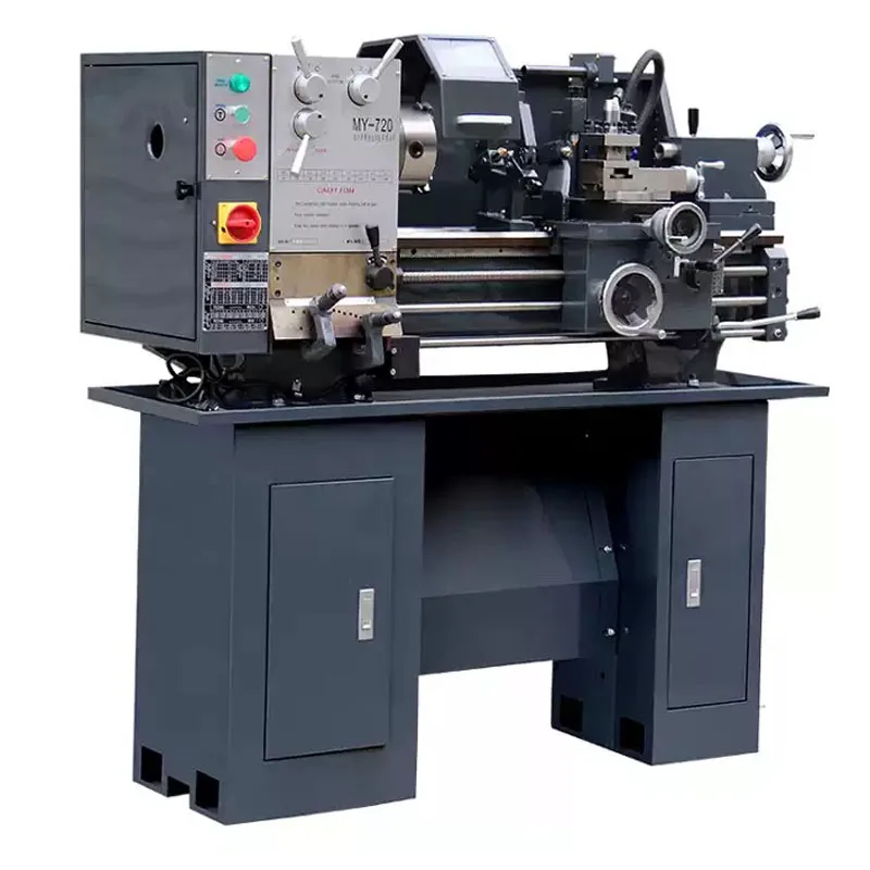 Household Mini Metal Lathe Metal Mini Lathe Machine 1100W Variable Speed Precision Small Mechanical Lathe Machine