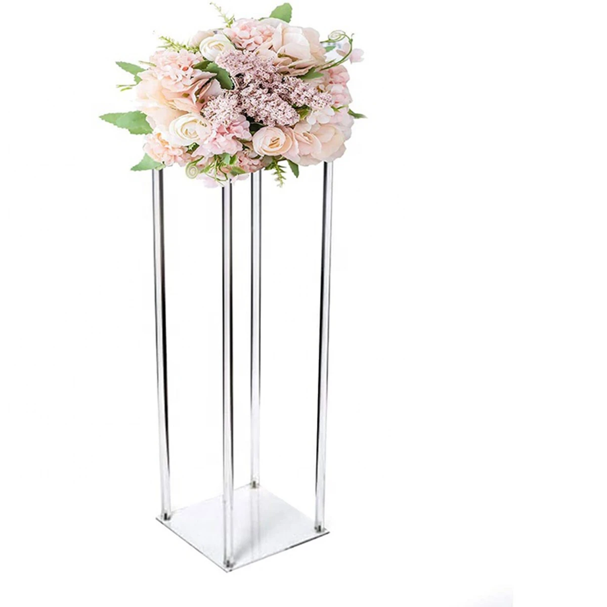 

10pcs)60 80 100cm)Acrylic Pedestal Cylinders For Wedding Party Event Decoration Flower Display Stand Clear Acrylic Plinth Pillar