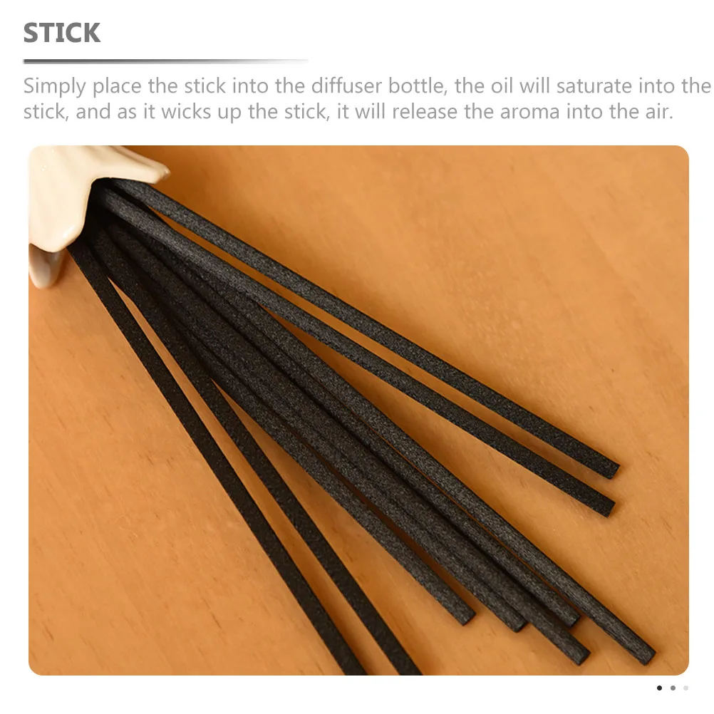 

100pcs Aroma Diffuser Sticks Fiber Rods For Essential Oil Home Office Bathroom Air Freshener Replaceable Diffuser Accessories