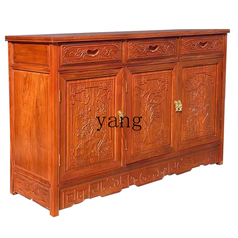 LTT Chinese-style household partition hall entrance fish tank cabinet living room locker