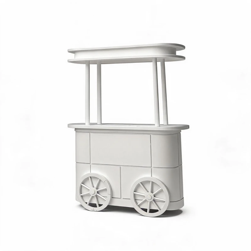 Scenic snack mobile sales booth cart display table trolley