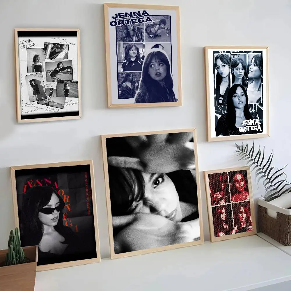 مثير صورة جينا O-Ortega ملصق ذاتية اللصق الفن مقاوم للماء ورقة ملصق مقهى بار غرفة جدار ديكور