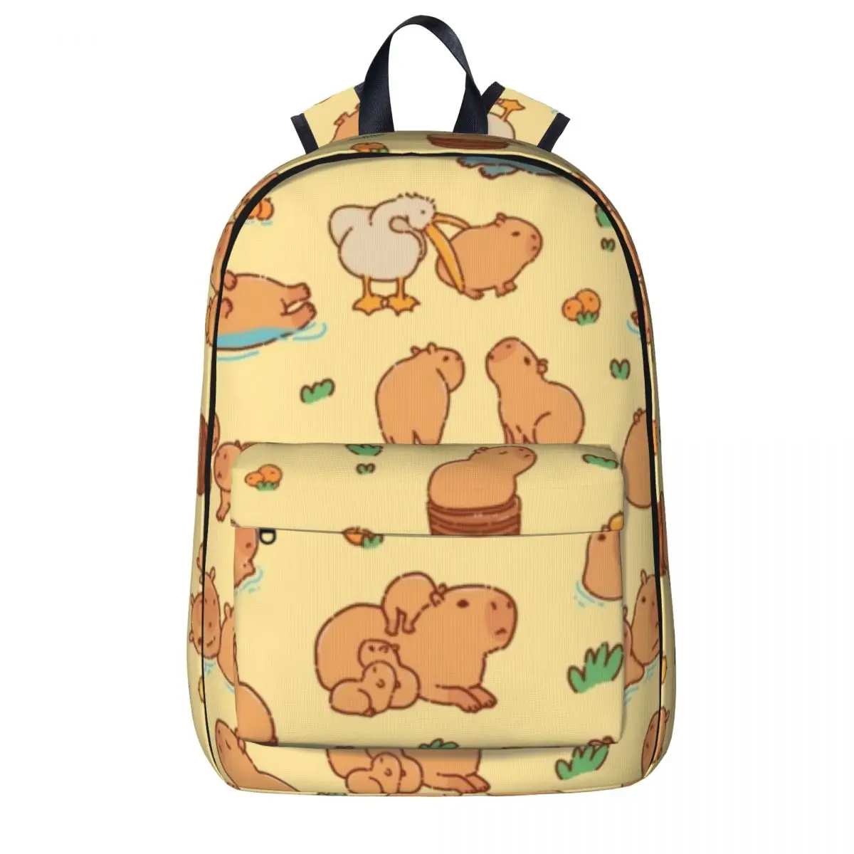 Capybara Backpacks Large Capacity Student Book bag Shoulder Bag Laptop Rucksack Casual Travel Rucksack Children School Bag