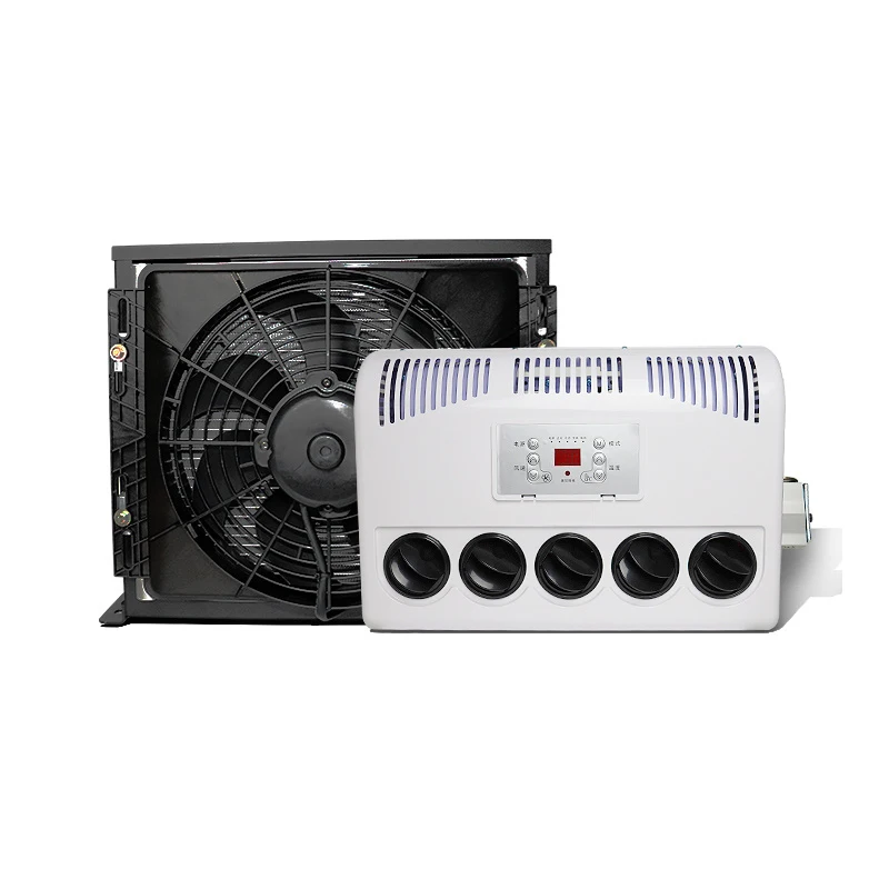 Truck integrated electric split 12v /24v air conditioner parking air conditioner for Turk Rv BUS