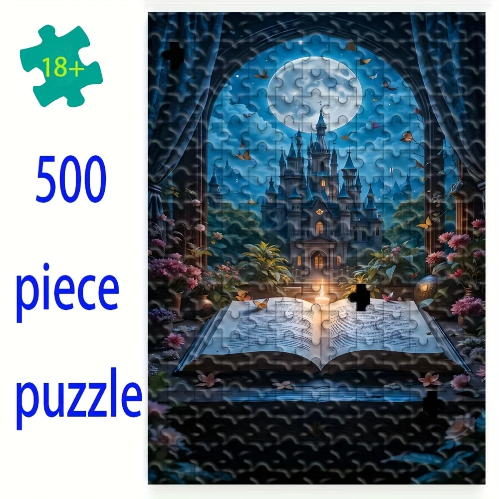 ปริศนาสำหรับผู้ใหญ่ 500/1000 ชิ้น |   เกมครอบครัวที่สนุกสนานและคลายเครียดคุณภาพสูง เหมาะสำหรับวันเกิด คริสต์มาส ฮาโลวีน และเป็นของขวัญ