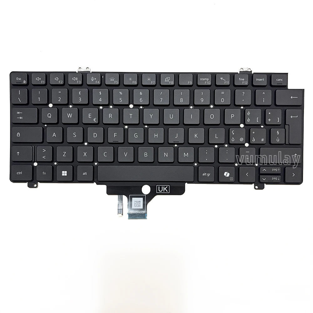 IT Italian Keyboard for Dell Latitude 7420 7430 7521 7520 7530 5420 5421 5430 5431 5450 0J6FD8 Backlit