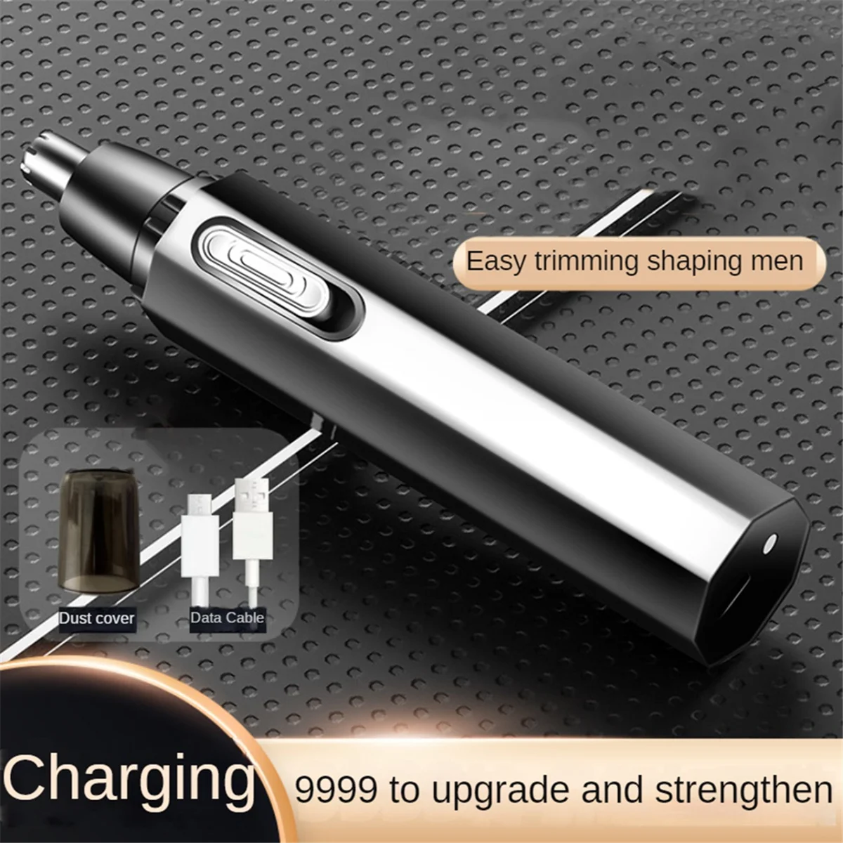 Nose Hair Trimmer for Men USB Rechargeable Ear Nose Hair Trimmer Professional Trimming Tool Electric Nose Hair Trimmer-A