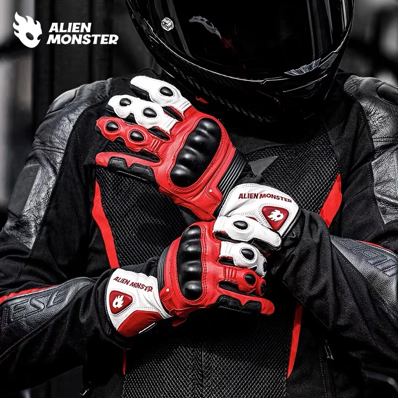 Gants de moto résistants à l'usure pour hommes, équipement de cyclisme, coupe-vent, froid, chaud, imperméable, rebond lent, CE