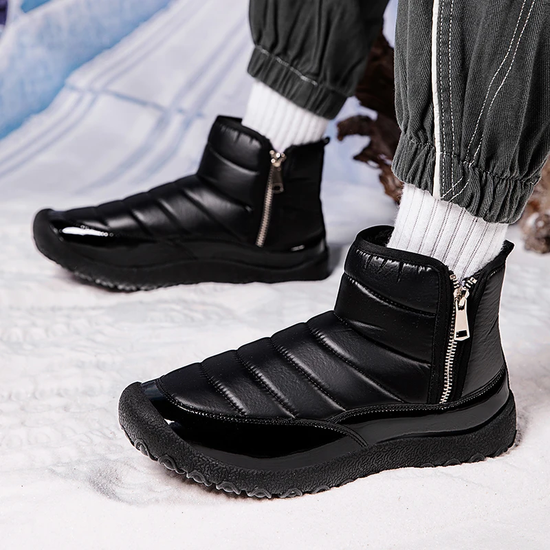 

Winter new style high-top Northeast snow boots outdoor waterproof with added fleece insulation for warmth and comfort