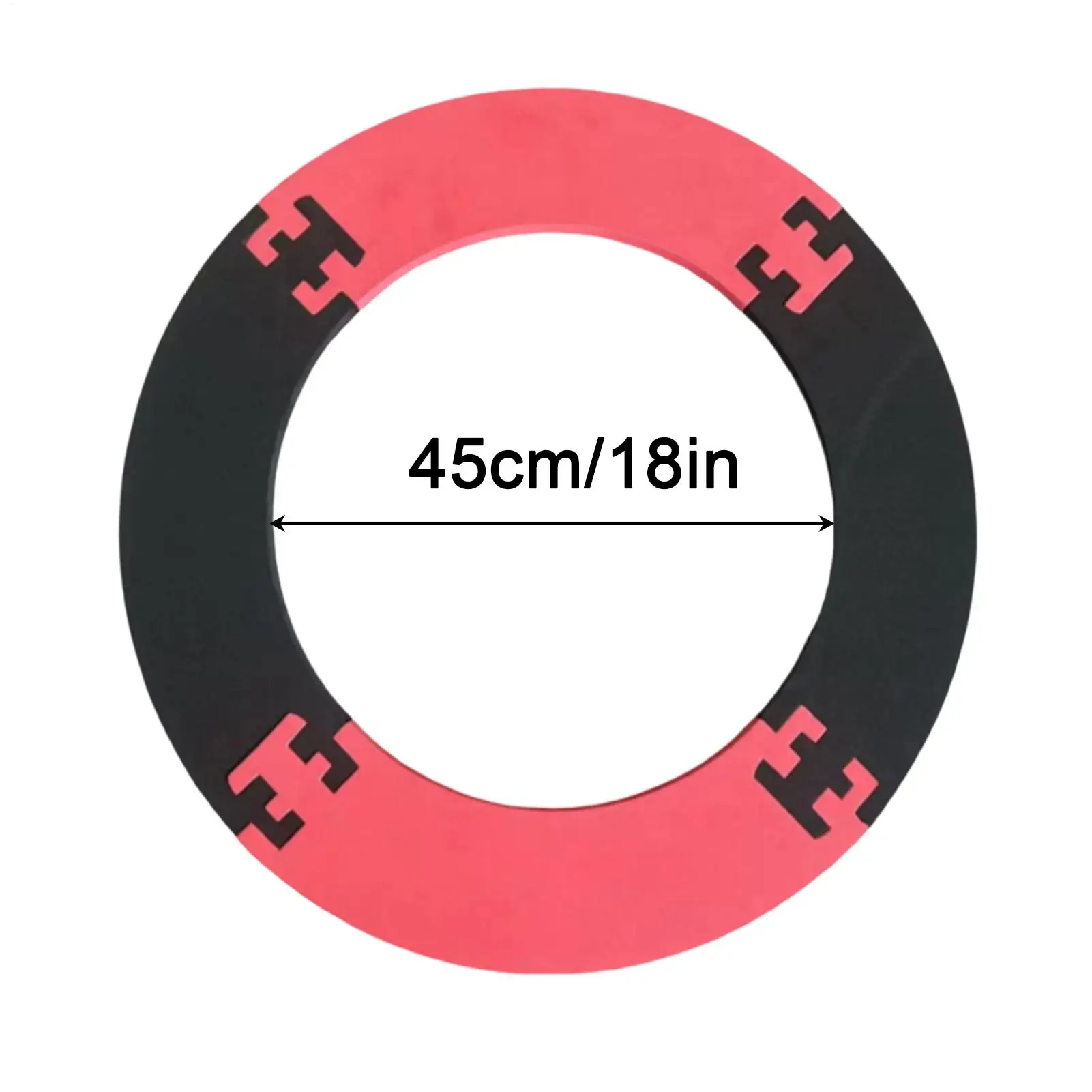 Dartboard Wall Protector Thick Flocked Sound Dampening Ring for All Dart Types, Indoor Outdoor Game Room Use