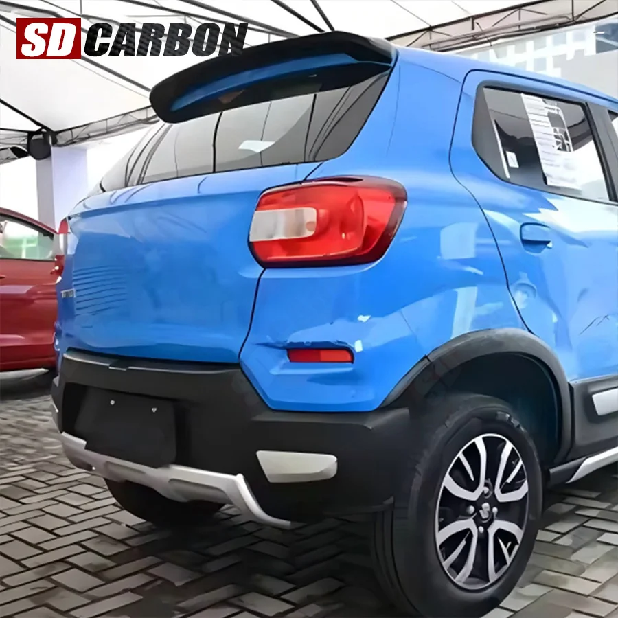 For Suzuki Spresso 2023-2025 Rear Roof Spoiler Gloss Black Tail Wing Car Tuning Modified Body Kit Exterior Accessories