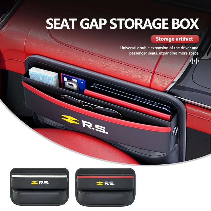 Caixa de armazenamento para carro, preenchedor de espaço entre assentos, console central, suporte para telefone, para Renault Arkana Captur Twingo Talisman RS Line Logan Duster
