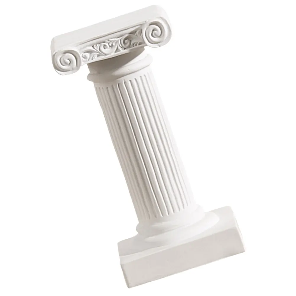 

Roman Column Statue Decor Mini Resin Pillars Greek Sculpture Wedding nament Entry Way Artistic Garden Yard Decoration