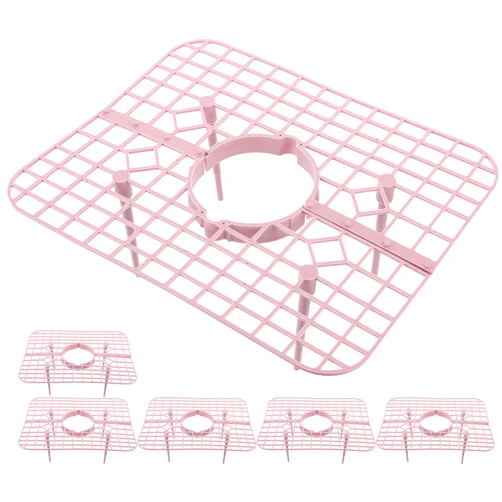 

6pcs Strawberry Cultivation Rack Plastic Growing Support Stand For Garden Hygienic Moisture-Resistant Plant Holder Hanging