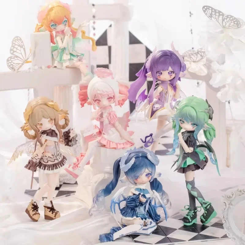 Figuras Ciegas BJD 1/12 Niannyyhouse | Serie Elf Valley Story | Muñecas Articuladas De 20 Cm | Coleccionable Para Adultos