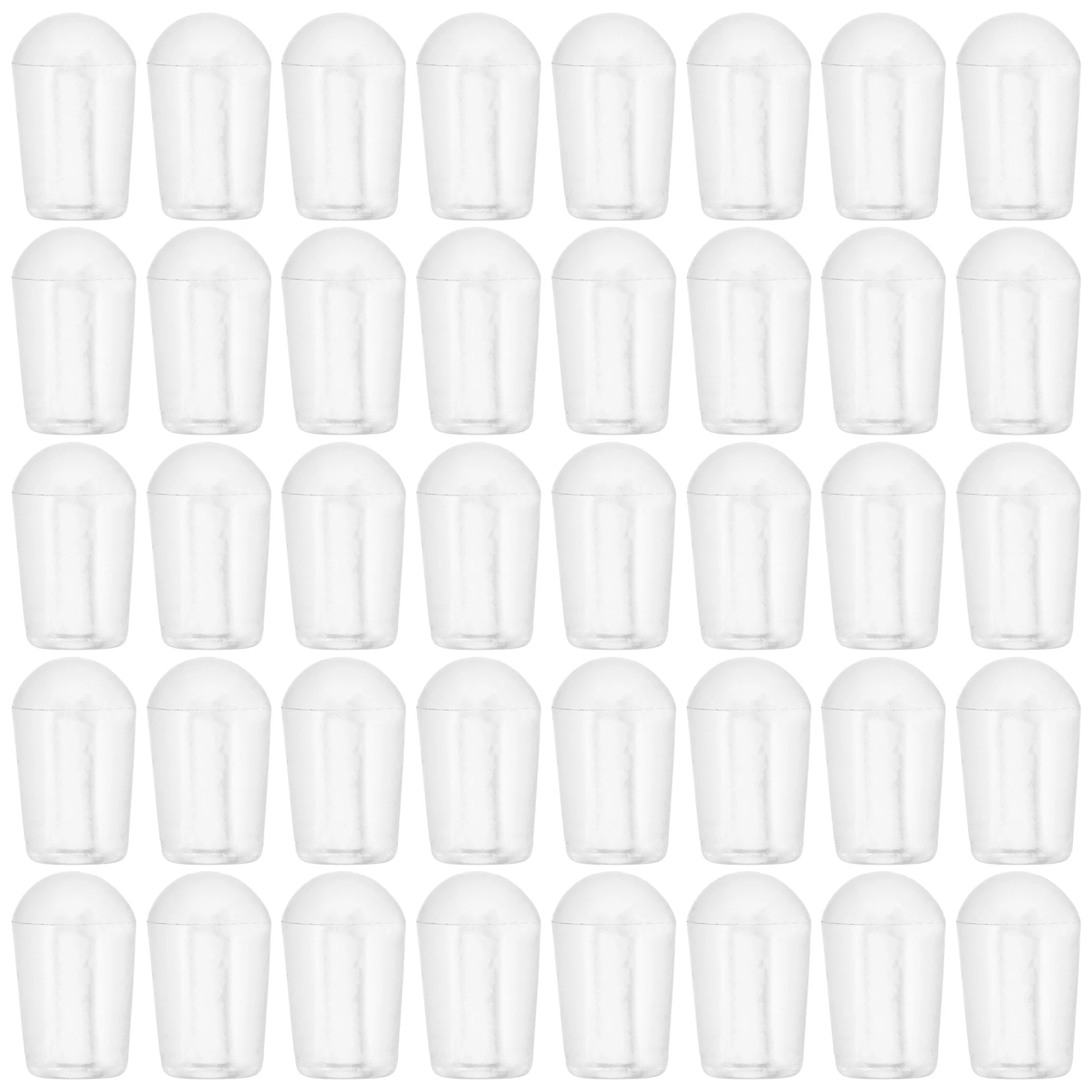 

100pcs Hanger Protective Covers Scratch Protection End Guards Reliable Use Clothes Hangers Tips Transparent Wardrobe Accessories