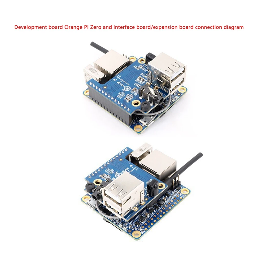 สำหรับ ORANGE Pi ZERO/R1/ZERO plus/ Plus 2บอร์ดพัฒนาบอร์ดอะแดปเตอร์พิเศษโมดูลบอร์ดขยายฟังก์ชั่น13Pin