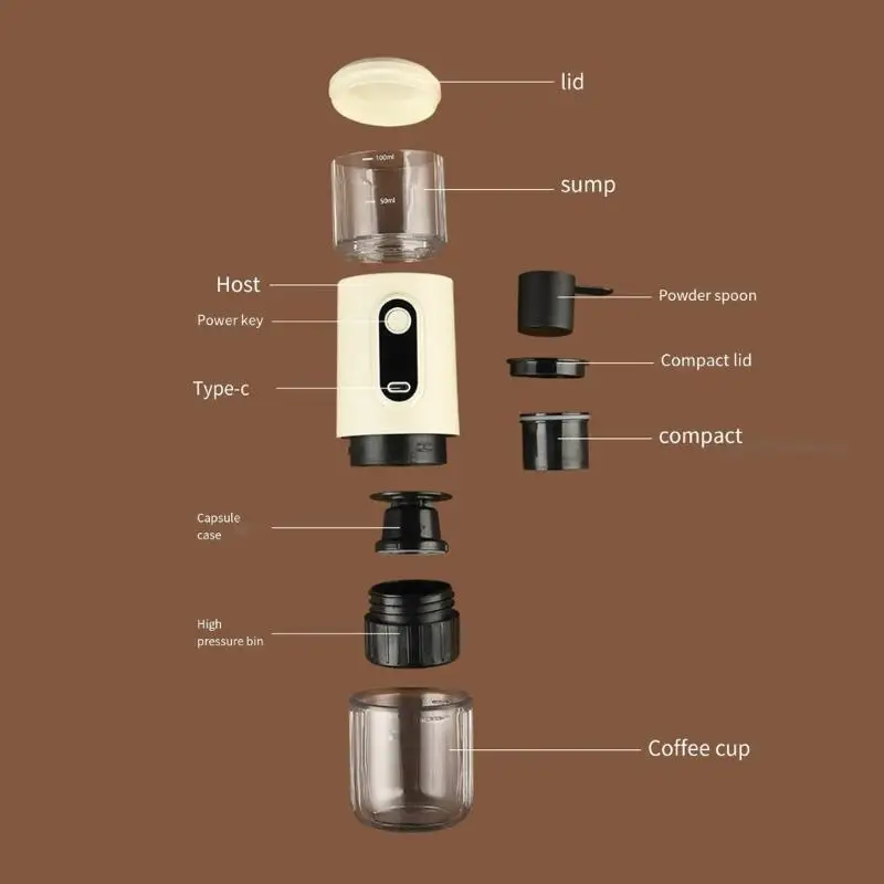 

27RB Camping Coffee Maker for Easy Brewing for Home Office or While Traveling
