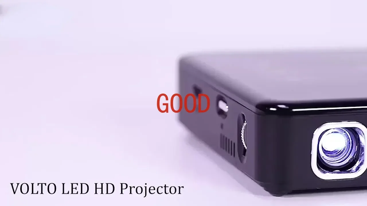 Hot selling online shop touch panel button 1080P FHD DLP Portable Home Theater projector for home theater